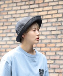 〈UNISEX〉丸高製帽所 × BEAMS JAPAN / 別注 デニム 通学帽