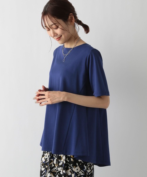 【専用】La blue ホワイトスカート　➕　黒シャツ GLOBAL WORK（グローバルワーク）の「なめらかタッチテント