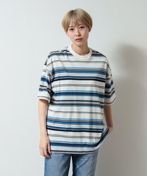 BEAMS | BEAMS / マルチボーダー Tシャツ(Tシャツ/カットソー)