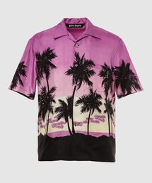 PINK SUNSET BOWLING SHIRT
