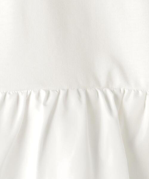 green label relaxing（グリーンレーベルリラクシング）の「ドッキング ティアード ショートスリーブ カットソー -汗染み防止-（Tシャツ/カットソー・レディース・ブラック/ホワイト・FREE）」の15枚目の写真