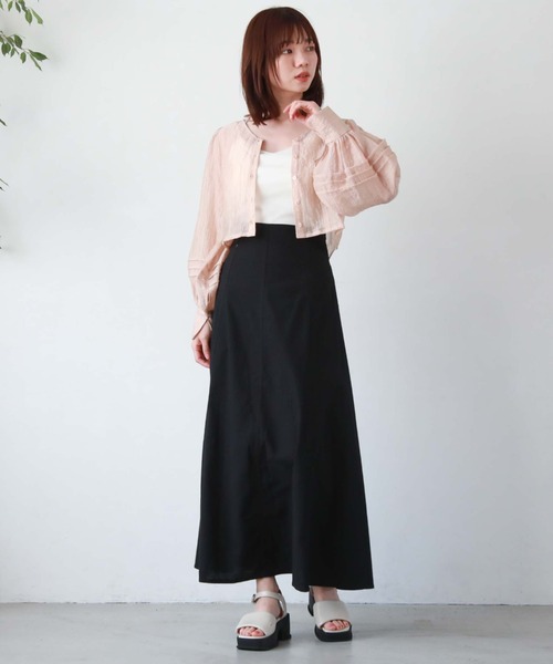 archives(アルシーヴ)の「2WAYコンパクトシアーブラウス(シャツ/ブラウス・レディース・ブラック/ブルー/オレンジ/オフホワイト・MEDIUM)」の19枚目の写真