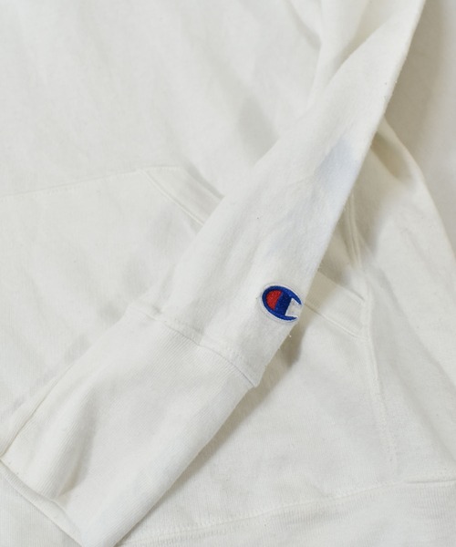 Champion(チャンピオン)の「【ヴィンテージ古着】Champion / チャンピオン ロゴプリント ハイネックパーカー(パーカー・メンズ・ホワイト・MEDIUM)」の6枚目の写真