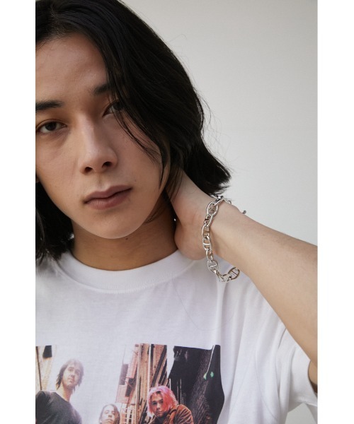 AZUL by moussy（アズールバイマウジー）の「ANCHOR CHAIN BRACELET/アンカーチェーンブレスレット（ブレスレット・メンズ・シルバー・FREE）」の8枚目の写真