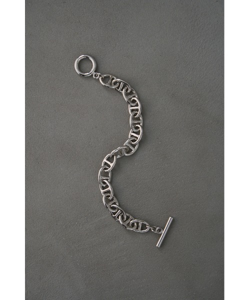 AZUL by moussy（アズールバイマウジー）の「ANCHOR CHAIN BRACELET/アンカーチェーンブレスレット（ブレスレット・メンズ・シルバー・FREE）」の5枚目の写真