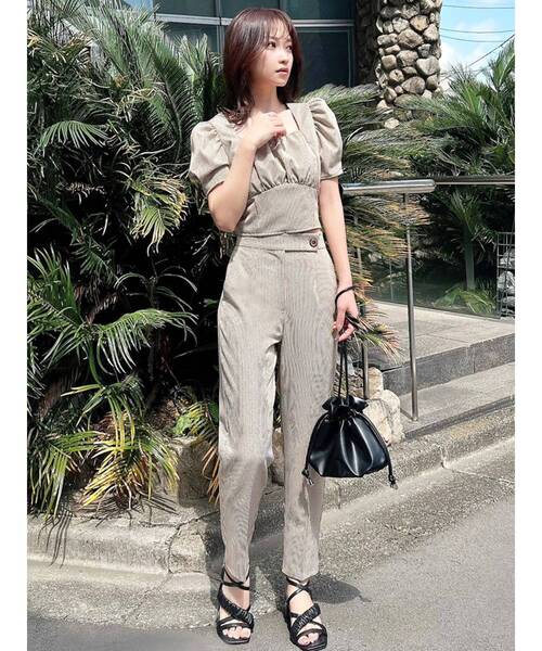 RESEXXY（リゼクシー）の「センタープレステーパードパンツ【セットアップ着用可能】（その他パンツ・レディース・ブラック/その他/その他1・FREE）」の10枚目の写真