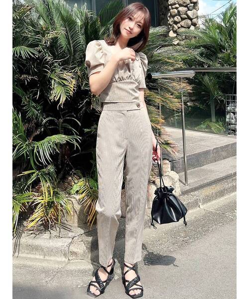 RESEXXY（リゼクシー）の「センタープレステーパードパンツ【セットアップ着用可能】（その他パンツ・レディース・ブラック/その他/その他1・FREE）」の11枚目の写真