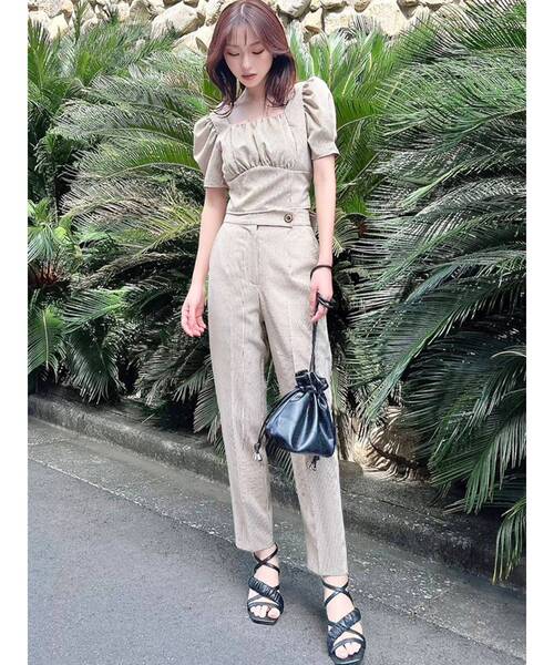 RESEXXY（リゼクシー）の「センタープレステーパードパンツ【セットアップ着用可能】（その他パンツ・レディース・ブラック/その他/その他1・FREE）」の12枚目の写真