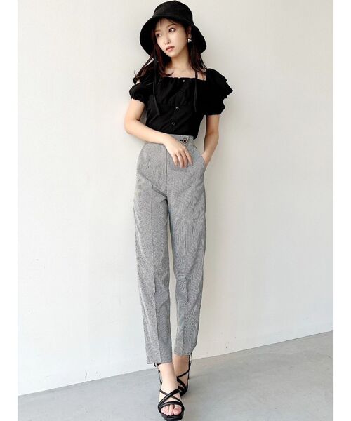 RESEXXY（リゼクシー）の「センタープレステーパードパンツ【セットアップ着用可能】（その他パンツ・レディース・ブラック/その他/その他1・FREE）」の15枚目の写真