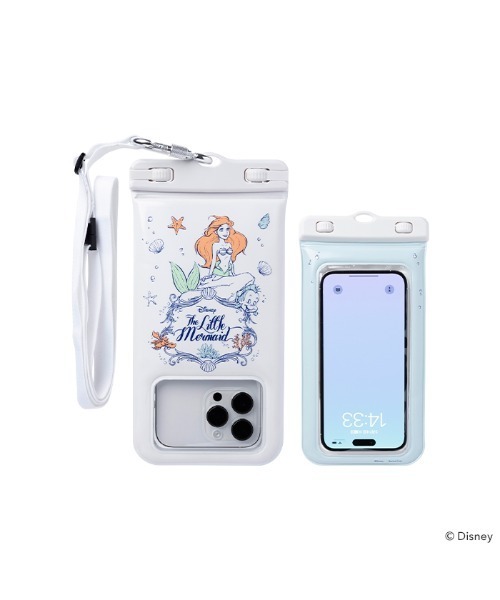 Hamee（ハミィ）の「各種スマートフォン対応 ディズニーキャラクター/DIVAID フローティング防水ケース ワイドサイズ ショルダーストラップ（スマホケース/カバー・レディース・イエロー/ホワイト×ブラック/ホワイト系その他/ブルーグリーン/ホワイト系その他2/ブルー系その他2/ホワイト×レッド/ラベンダー・FREE）」の20枚目の写真