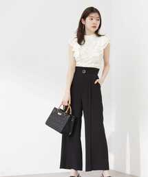 PROPORTION BODY DRESSING | ワンタックハイウエストパンツ / 1213230603(その他パンツ)