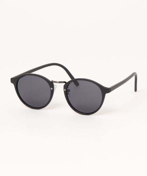 Revo.（レボ）の「＜AGNES＞BOSTON  MAT FLAME COLOR LENS SUNGLASSES / 'アニエス' ボストン マットフレーム サングラス カラーレンズ  UVカット【ケース付き】（サングラス・メンズ・ブラック/ライトグリーン/グリーン系その他/グリーン/ライトブルー・FREE）」の9枚目の写真