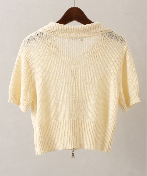 SpRay(スプレイ)の「ダブルZIPニット(ニット/セーター・レディース・ブラック/ホワイト/アイボリー・FREE)」の13枚目の写真