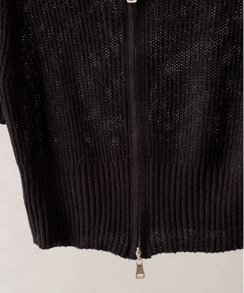 SpRay(スプレイ)の「ダブルZIPニット(ニット/セーター・レディース・ブラック/ホワイト/アイボリー・FREE)」の16枚目の写真