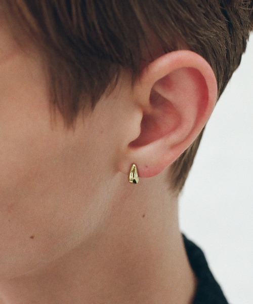 【Rieuk】 Moon Pierce　ピアス（片耳用） 316L hawaiian moon pierce（ 片耳用 ）#p05 | rani