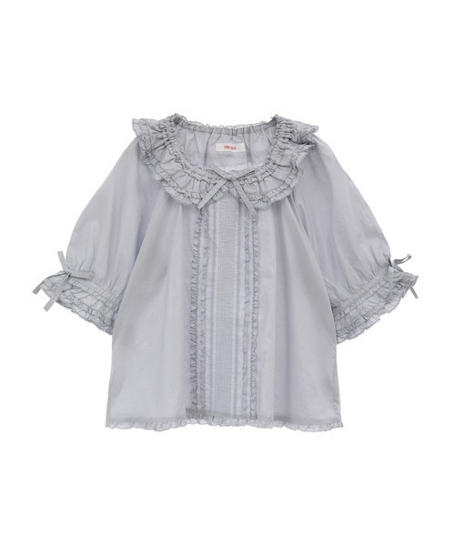 【美品】フランス製レース使いブラウス フランス製レース使いブラウス