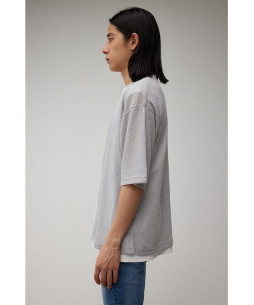AZUL by moussy（アズールバイマウジー）の「TOPPER SET TOPS/トッパーセットトップス（Tシャツ/カットソー・メンズ・ブラック/ライトグレー・FREE）」の17枚目の写真