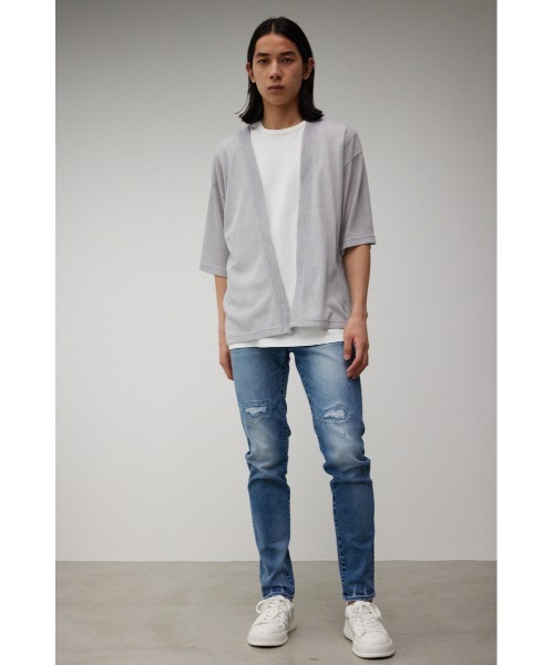AZUL by moussy（アズールバイマウジー）の「TOPPER SET TOPS/トッパーセットトップス（Tシャツ/カットソー・メンズ・ブラック/ライトグレー・FREE）」の15枚目の写真