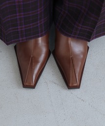 【EVOL】スクエアセンターシームショートブーツ BV23795