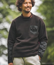felkod | mlt4364-Accent Fleece Mock Neck Cut sew カットソー(Tシャツ/カットソー)