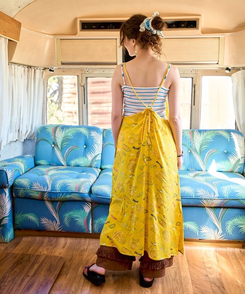 チャイハネ(チャイハネ)の「【チャイハネ】ネオベラキャミワンピース(ワンピース・レディース・ブラック/ターコイズブルー/イエロー・FREE)」の15枚目の写真