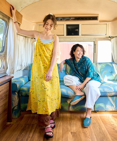 チャイハネ(チャイハネ)の「【チャイハネ】ネオベラキャミワンピース(ワンピース・レディース・ブラック/ターコイズブルー/イエロー・FREE)」の21枚目の写真