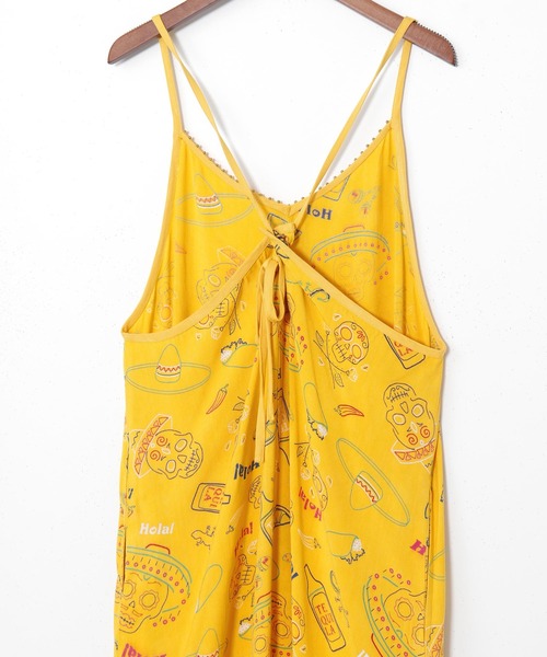 チャイハネ(チャイハネ)の「【チャイハネ】ネオベラキャミワンピース(ワンピース・レディース・ブラック/ターコイズブルー/イエロー・FREE)」の18枚目の写真