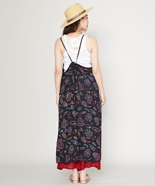 チャイハネ(チャイハネ)の「【チャイハネ】ネオベラキャミワンピース(ワンピース・レディース・ブラック/ターコイズブルー/イエロー・FREE)」の19枚目の写真