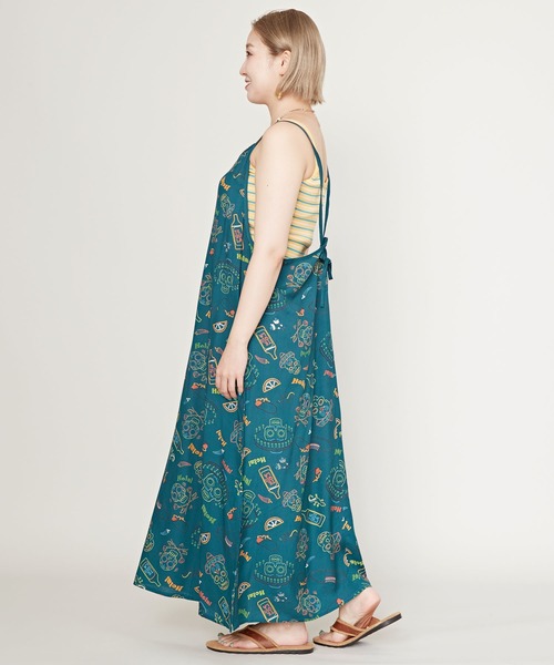 チャイハネ(チャイハネ)の「【チャイハネ】ネオベラキャミワンピース(ワンピース・レディース・ブラック/ターコイズブルー/イエロー・FREE)」の11枚目の写真