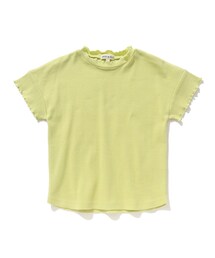 SHOO・LA・RUE（シューラルー）の「◆【110-140cm】メロー使いリブTシャツ（Tシャツ/カットソー・キッズ）」