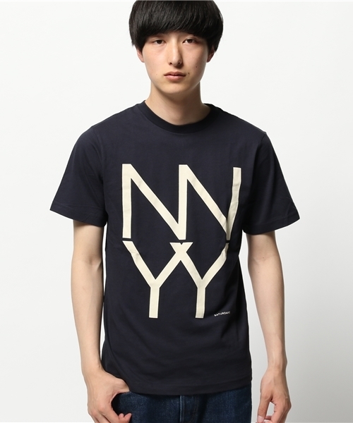 Saturdays NYC（サタデーズ ニューヨークシティ ）の「SATURDAYS SURF NYC / “NY” Tシャツ（Tシャツ/カットソー・メンズ・ネイビー/ホワイト/インディゴブルー・SMALL/MEDIUM）」の3枚目の写真