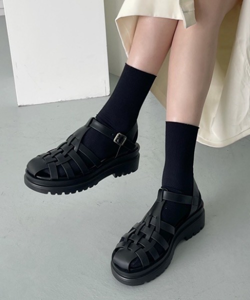 mebole(メボレ)の「トラックソールグルカサンダル(サンダル・レディース・ホワイト/ブラック・SMALL/MEDIUM/LARGE)」の17枚目の写真