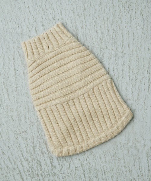 ROPE' PICNIC（ロペピクニック）の「【CM着用商品】【DOG】【WEB限定カラー:ベージュ】リブ切り替えニットプルオーバー/リンクコーデ（ペットウェア・レディース・スミクロ/ベージュ/キナリ/ピンク系その他2/ブルー系その他6/レッド/イエロー/ライトグリーン・M/M size/L/S）」の20枚目の写真