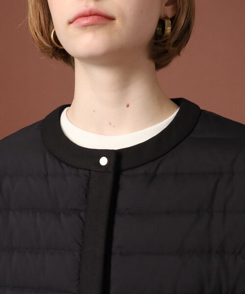 DRESSTERIOR（ドレステリア）の「◆【CLASSY.11月号掲載】ノーカラーライトダウンジャケット（ダウンジャケット/コート・レディース・ブラック・34/36/38）」の6枚目の写真