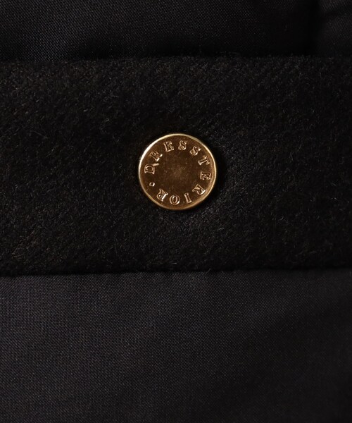 DRESSTERIOR（ドレステリア）の「◆【CLASSY.11月号掲載】ノーカラーライトダウンジャケット（ダウンジャケット/コート・レディース・ブラック・34/36/38）」の10枚目の写真