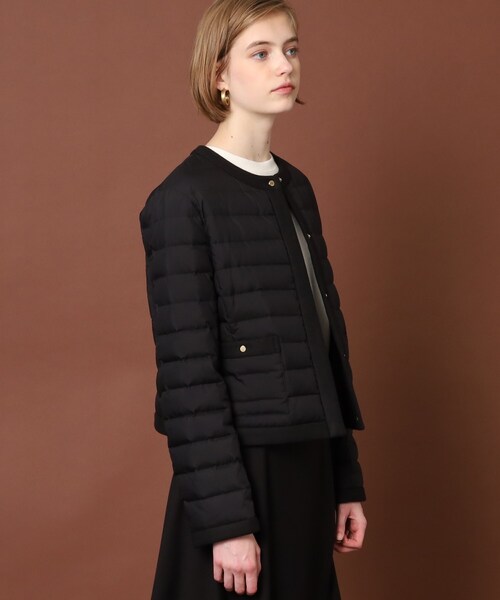 DRESSTERIOR（ドレステリア）の「◆【CLASSY.11月号掲載】ノーカラーライトダウンジャケット（ダウンジャケット/コート・レディース・ブラック・34/36/38）」の12枚目の写真