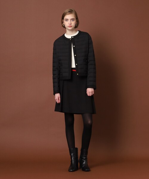 DRESSTERIOR（ドレステリア）の「◆【CLASSY.11月号掲載】ノーカラーライトダウンジャケット（ダウンジャケット/コート・レディース・ブラック・34/36/38）」の13枚目の写真