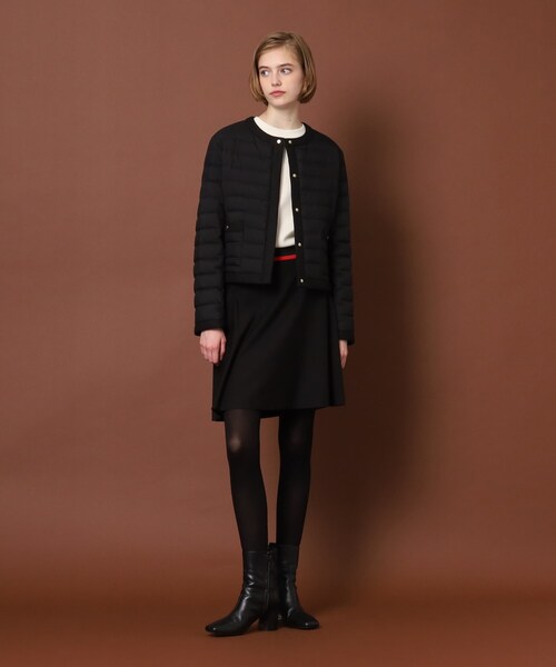DRESSTERIOR（ドレステリア）の「◆【CLASSY.11月号掲載】ノーカラーライトダウンジャケット（ダウンジャケット/コート・レディース・ブラック・34/36/38）」の14枚目の写真