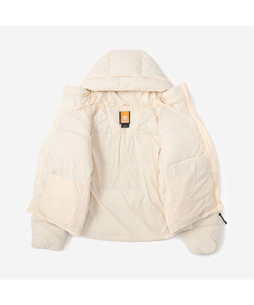 Timberland（ティンバーランド）の「レディース リサイクル ダウン パファー ジャケット（ダウンジャケット/コート・レディース・ブラック/ホワイト・LARGE/MEDIUM/SMALL）」の4枚目の写真