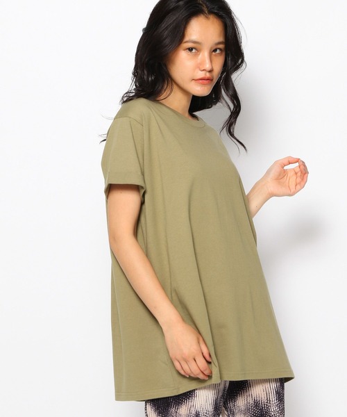 FOREVER 21(フォーエバー トゥエンティーワン)の「無地ビッグTシャツ(Tシャツ/カットソー・レディース・ホワイト系その他/ブラック/グリーン系その他6・FREE)」の3枚目の写真