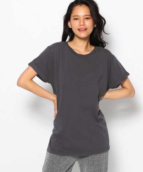 FOREVER 21(フォーエバー トゥエンティーワン)の「無地ビッグTシャツ(Tシャツ/カットソー・レディース・ホワイト系その他/ブラック/グリーン系その他6・FREE)」の2枚目の写真