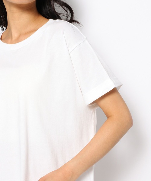 FOREVER 21(フォーエバー トゥエンティーワン)の「無地ビッグTシャツ(Tシャツ/カットソー・レディース・ホワイト系その他/ブラック/グリーン系その他6・FREE)」の5枚目の写真