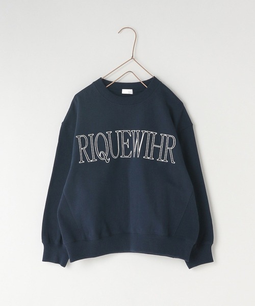 LOWRYS FARM（ローリーズファーム）の「シンプルロゴウラケロングスリーブ　966724（スウェット・キッズ・ネイビー/グレー/チャコールグレー/アイボリー/ブルー系その他/ホワイト/レッド/グレー系その他・110cm/150cm/140cm/120cm/130cm）」の7枚目の写真