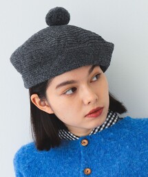 BEAMS BOY | cableami × BEAMS BOY / シェットランドウール ベレー帽(ハンチング/ベレー帽)