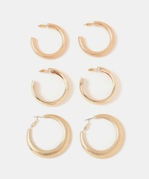 FOREVER 21 | 3SETフープピアス2(ピアス(両耳用))