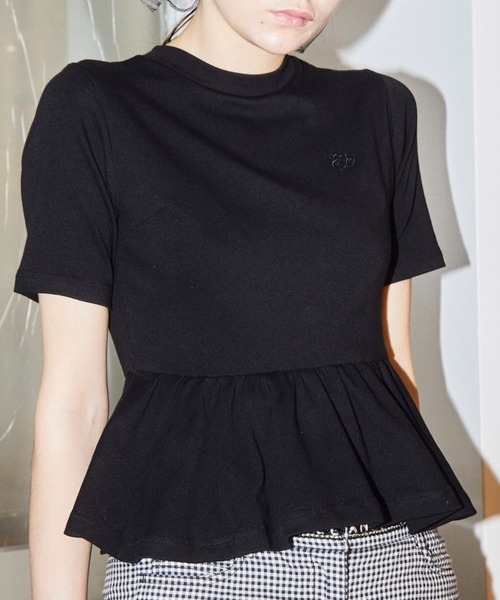 epine(エピヌ)の「Ee peplum tee(Tシャツ/カットソー・レディース・ブラック/ホワイト/ピンク・FREE)」の14枚目の写真