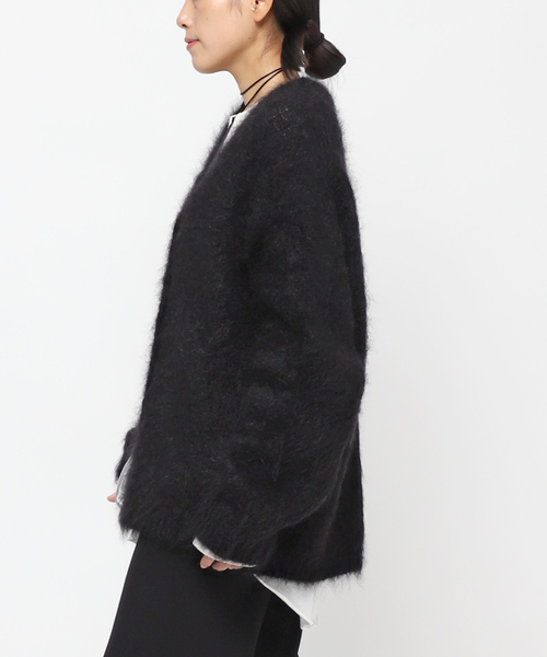 AP STUDIO(エーピーストゥディオ)の「MOHAIR×WOOL V NECK CARDIGAN(ニット/セーター・レディース・サックスブルー/ブラック・FREE)」の14枚目の写真