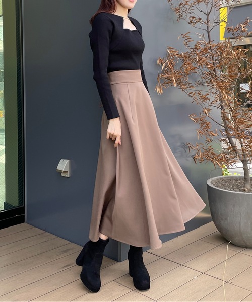 one way（ワンウェイ）の「ビット付きテレコニット（ニット/セーター・レディース・ブラック/ベージュ/ホワイト/グレー/ピンク/ホワイト×ブラック・FREE）」の22枚目の写真