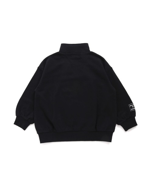 JENNI belle（ジェニィベル）の「【WEB限定】【コットン100％】ロング丈ハーフZIPトレーナー（スウェット・キッズ・ブルー/ブラック/ピンク・130cm/140cm/150cm/160cm）」の13枚目の写真