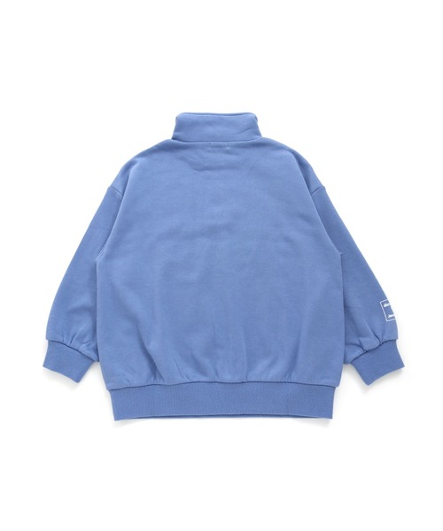 JENNI belle（ジェニィベル）の「【WEB限定】【コットン100％】ロング丈ハーフZIPトレーナー（スウェット・キッズ・ブルー/ブラック/ピンク・130cm/140cm/150cm/160cm）」の15枚目の写真